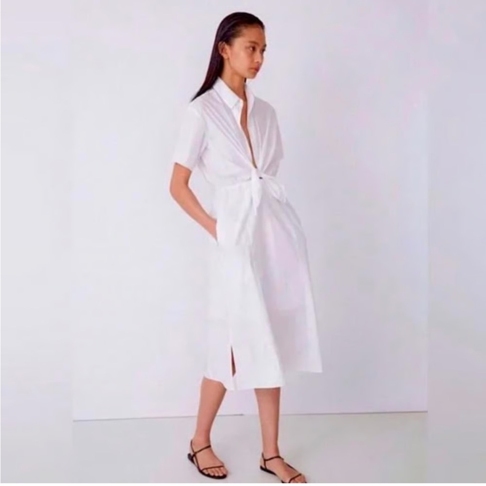 New! Thakoon Crisp White Midi Dress